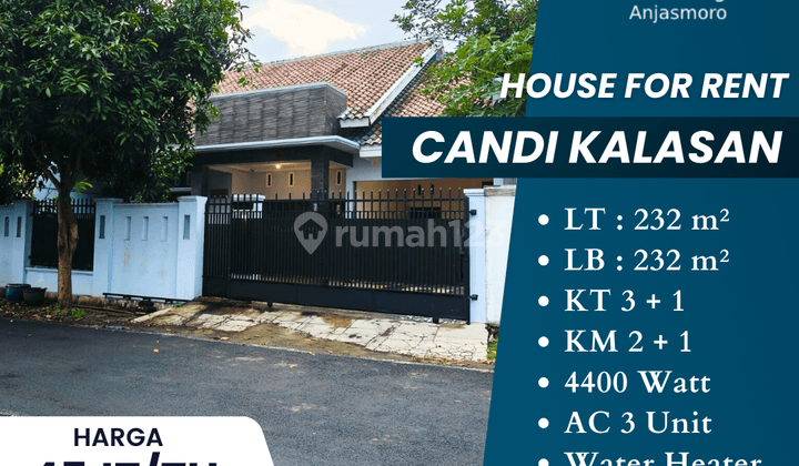 Disewakan Rumah Jl. Candi Kalasan  1