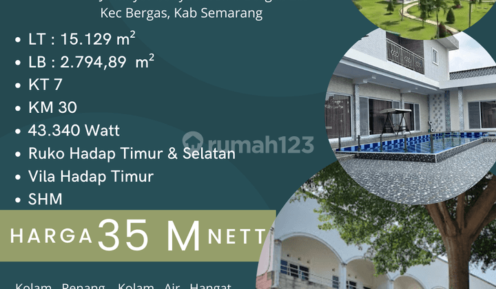 Dijual Ruko Happy Center  di Jl. Mayor Soeyoto KM.3 Bergas Lor, Bergas 1