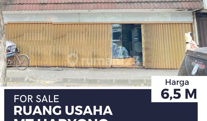 DIJUAL RUANG USAHA MT HARYONO  1