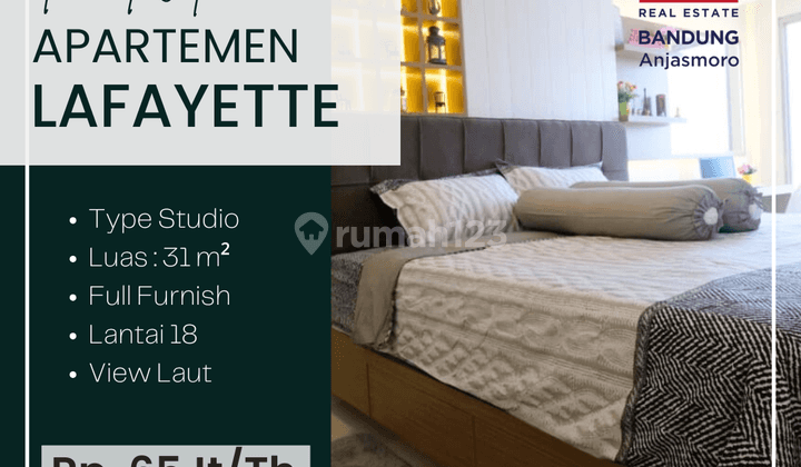Disewakan Apartemen Lafayette Lantai 18  1