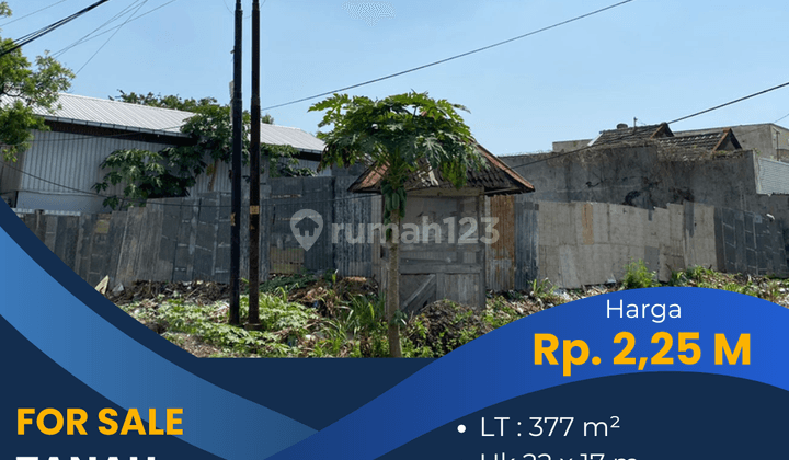 Dijual Tanah Jl. Puri Anjasmoro K  1