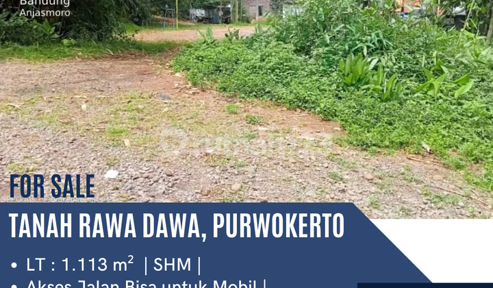 Dijual Tanah Rawa Dawa, Purwokerto Dijual Tanah Rawa Dawa, Purwokerto