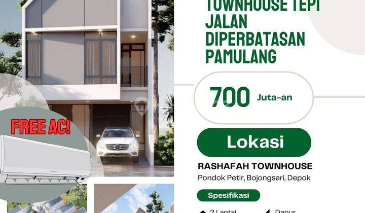 Rumah 2 Lantai Baru di Bojong Sari Depok 1