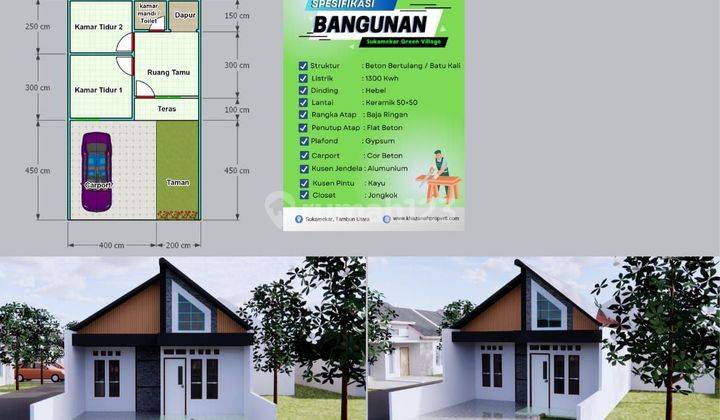 Rumah Baru di Sukawangi Kabupaten Bekasi 2