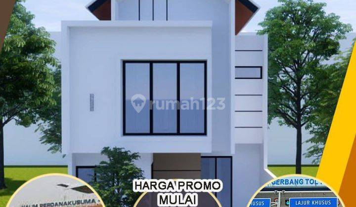 Rumah 2 Lantai Baru di Cipayung Kota Jakarta Timur 1