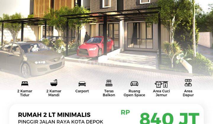 Rumah 2 Lantai Baru di Sawangan Kota Depok 2