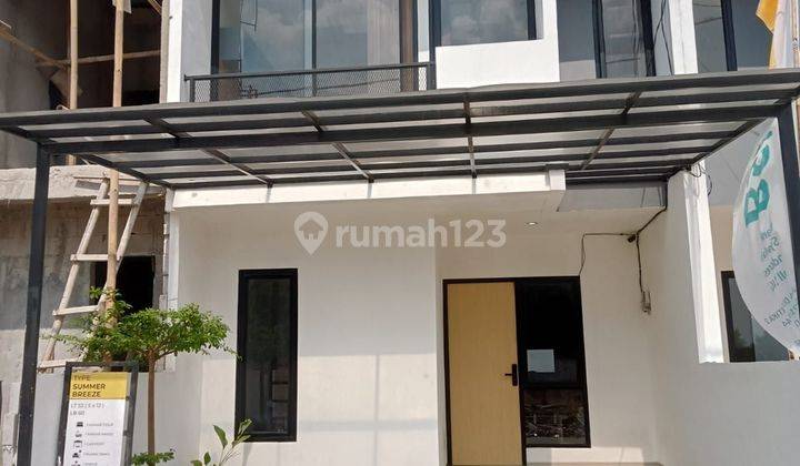 Rumah 2 Lantai Baru SHM Full Furnished Dekat Tol Dan Stasiun LRT Bekasi Timur  1