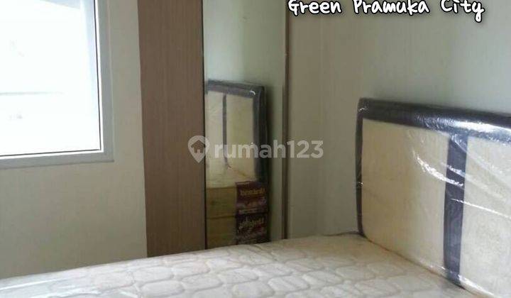 MURAH Studio Furnish Tower Pino Green Pramuka City Apartemen 2