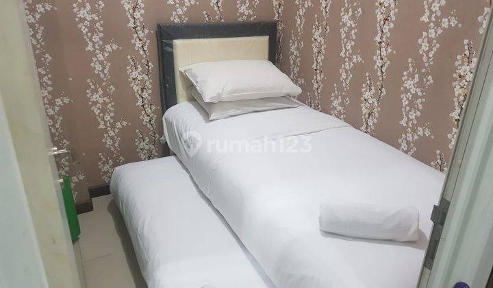 Sewa 1 Tahun Lantai Rendah 2kamar Furnish Green Pramuka City 2