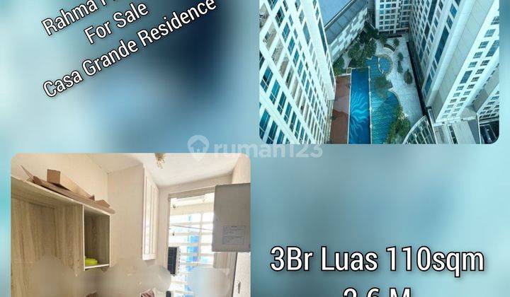 Casagrande Residence 3+1Br Maidroom Harga MIRING Furnished Bagus 2