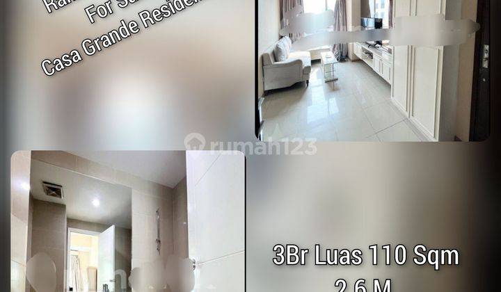 Casagrande Residence 3+1Br Maidroom Harga MIRING Furnished Bagus 2