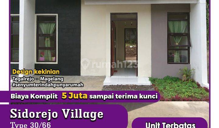 Rumah Subsidi Magelang Type 30 66 , Biaya Komplit 5jt, Angsuran Flat 2