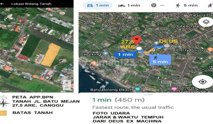 Land Batu Mejan Echobeach Canggu Bali 1
