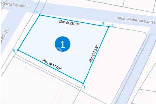 Dijual Tanah Premium Di Jalan Utama Mahendradata Selatan - Denpasar Bali 2