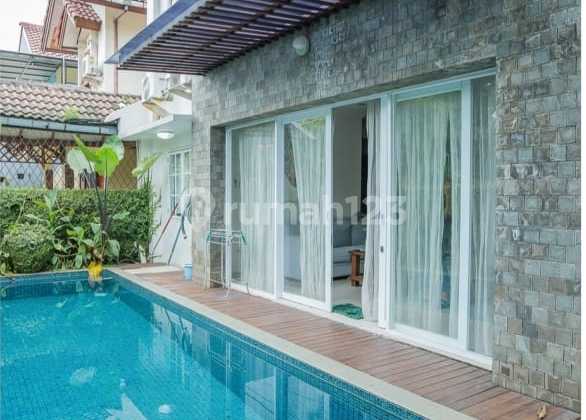 Dijual Rumah Hook Full Furnish Ada Kolam Renang Di Maharaja Rangkapan Jaya Depok 2