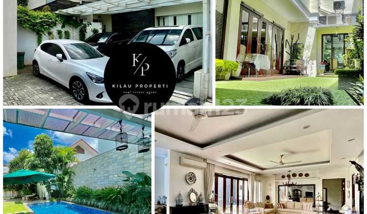 Dijual Rumah Mewah Semi Furnish Ada Kolam Renang Di Cluster Mampang, Jakarta Selatan