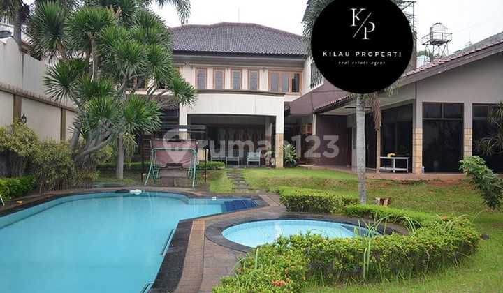 Dijual Rumah Mewah Ada Kolam Renang Semi Furnish Di Lapangan Tembak Cibubur Ciracas Jakarta Timur