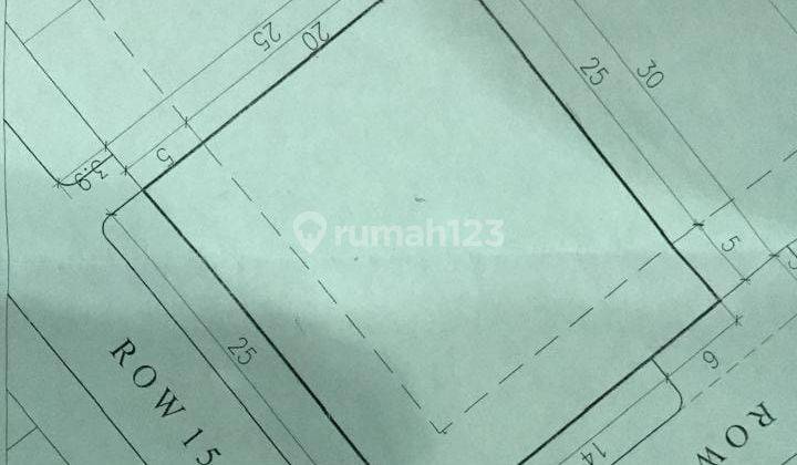 Kavling  hoek  depan green belt dalam cluster Kota Wisata 2