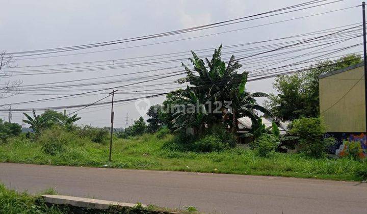Tanah di pinggir jalan raya Bojong Nangka Cikeas depan Paspampres Gunung Putri Bogor 1