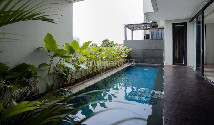For Rent Modern Minimalist 3 Bedroom House With Pool In Cilandak South Jakarta