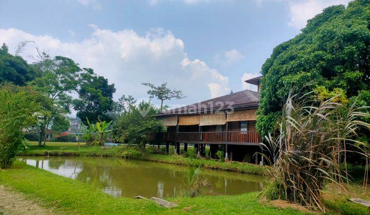 Villa Cantik Bagunan Full Kayu Besi Megamendung  2