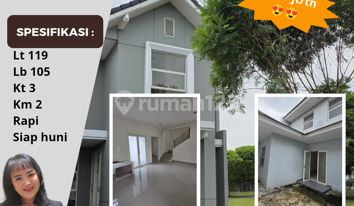 Disewakan Rumah Cluster Bahana Lt. 119 Suvarna Cikupa Tangerang 1