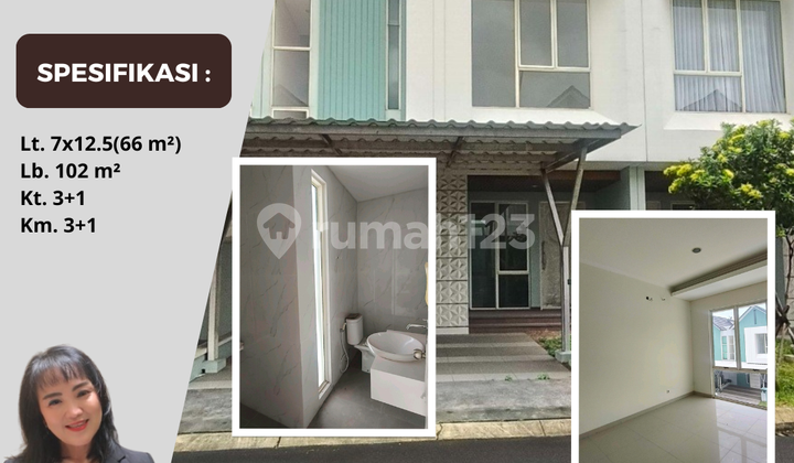 Disewakan Rumah Cluster Catriona Suvarna Cikupa Tangerang