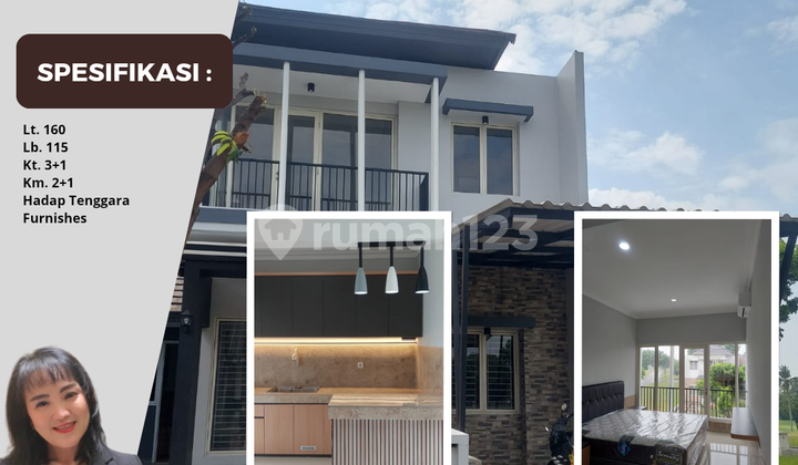 Rumah Furnished Cluster Mahoni Lt. 160 Suvarna Cikupa Tangerang Rumah Furnished Cluster Mahoni Lt. 160 Suvarna Cikupa Tangerang