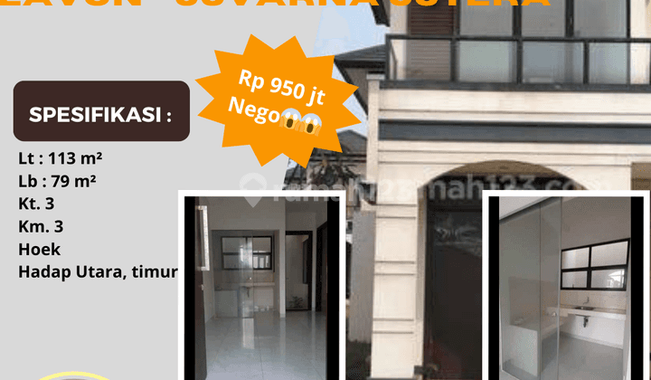 Jual Murah Cluster Enchanta Hoek Lavon Suvarna Cikupa Tangerang 1