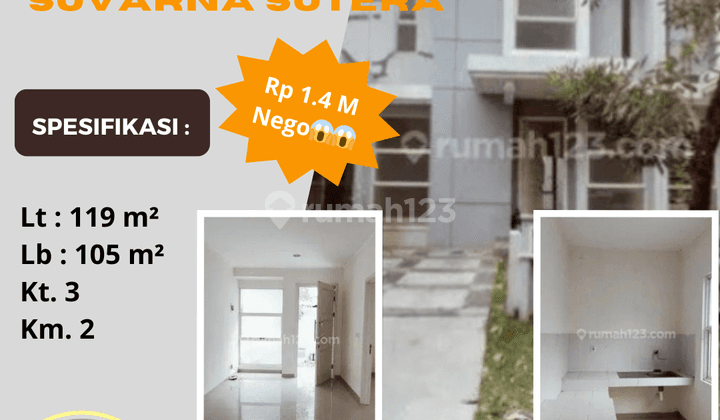 Jual Murah Cluster Bahana Lt. 119 Suvarna Sutera Cikupa Tangerang 1