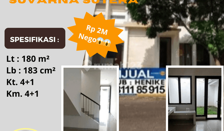 Rumah Siap Huni Cluster Cempaka Suvarna Sutera Cikupa Tangerang 1