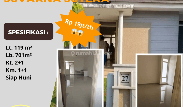 Rumah Siap Huni Cluster Indira Lt. 119 Suvarna Sutera Tangerang  1