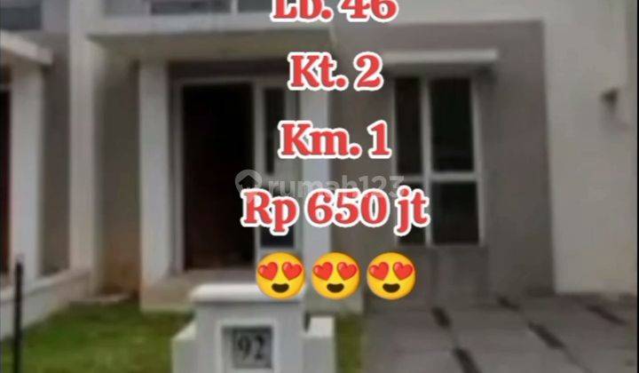 Murah Rumah Cluster Bayu Suvarna Sutera Cikupa Tangerang  1