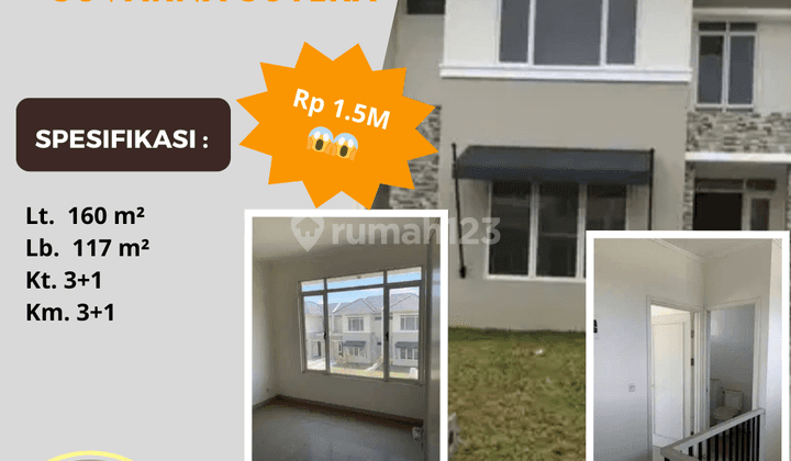 Murah Rumah Cluster Helios Lt.160 Suvarna Sutera Cikupa Tangerang 1