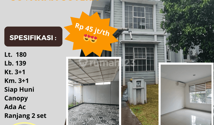 Disewakan Rumah Siap Huni Andara Lt 180 Suvarna Cikupa Tangerang 1