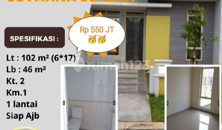 Termurah Cluster Indira Lt. 102 Suvarna Lavon Cikupa Tangerang