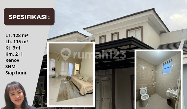 Murah Rumah Furnished Cluster Chiara Suvarna Cikupa Tangerang 