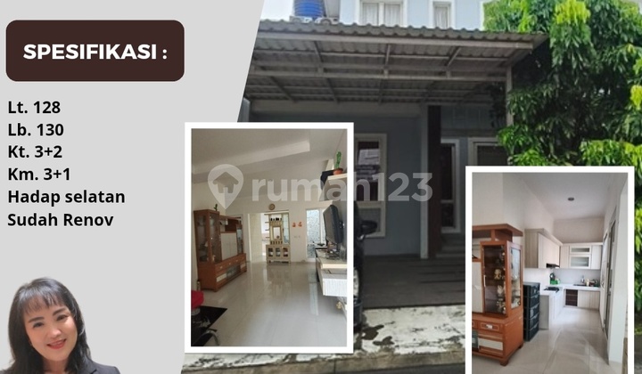 Rumah Renov Furnished Cluster Chiara Suvarna Cikupa Tangerang