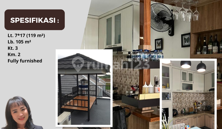 Rumah Furnished Lt. 119 Cluster Bahana Suvarna Cikupa Tangerang 