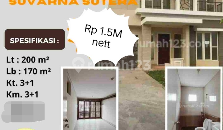 Rumah di Cluster Elysia, Suvarna Sutera, Tangerang