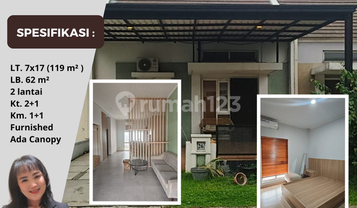 Furnished House in Bayu Suvarna Cluster, Cikupa, Tangerang