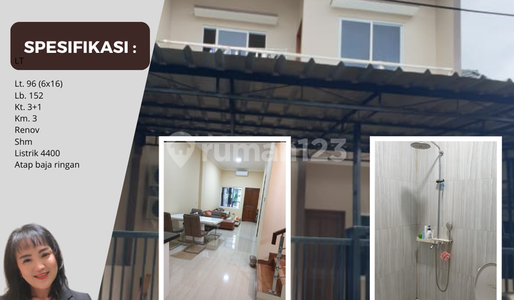 Murah Rumah Renov Citra Garden 5 Jakarta Barat