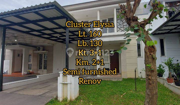 Rumah Cluster Elysia Renov Lt. 160 Suvarna Lavon Cikupa Tangerang 1