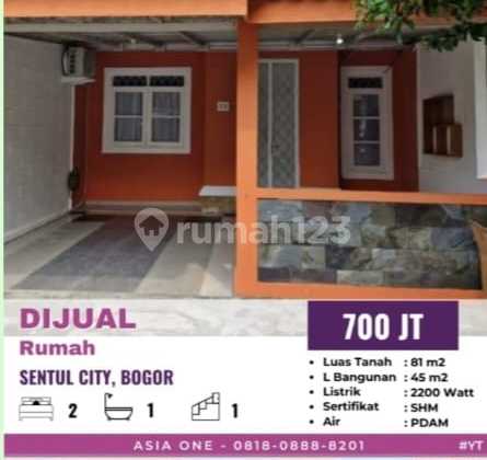 Dijual rumah siap huni dio sentul city