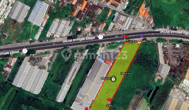Dijual kavling industrial / komersial di sidoarjo @ Jl. By Pass Krian