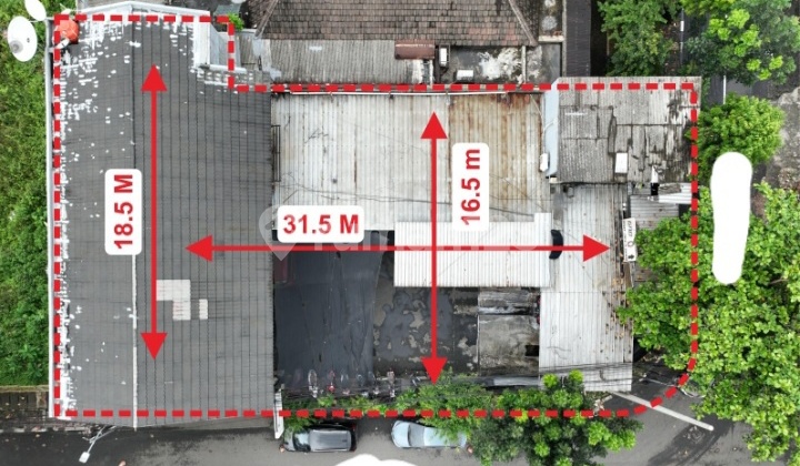 Dijual Rumah Lama Komersial di Setia Budi Jakarta Selatan.