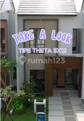 Sutera Rasuna Tipe Theta - Rumah 2 Lantai dengan Master Bedroom Luas di Cluster Vola Sutera Rasuna Tipe Theta - Rumah 2 Lantai dengan Master Bedroom Luas di Cluster Vola