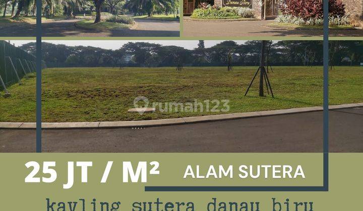 Tanah di Sutera Danau Biru, Alam Sutera, Tangerang 1.250 m² 1