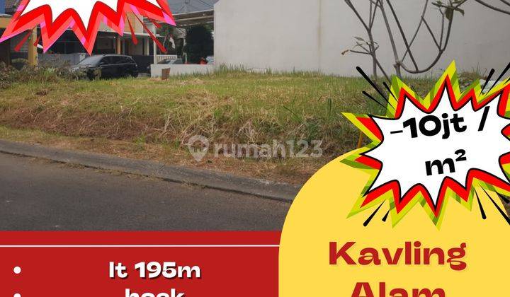 Kavling Sudut di Alam Sutera Murah Hadap Selatan Timur Langka 1