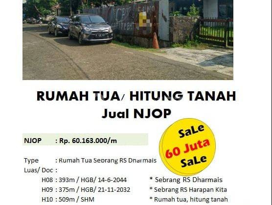 Rumah Tua Hanya Hitung Tanah Saja di Jakarta Barat 1